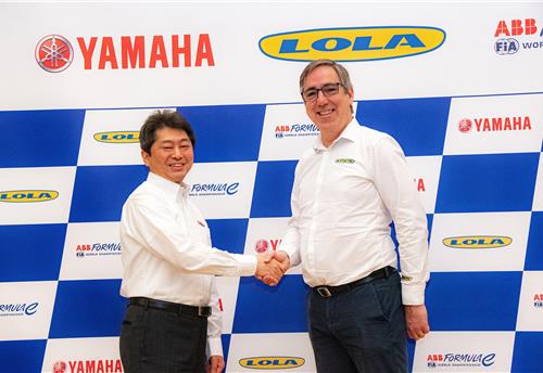 Yamaha partners Lola Cars to develop and supply powertrains for Formula E