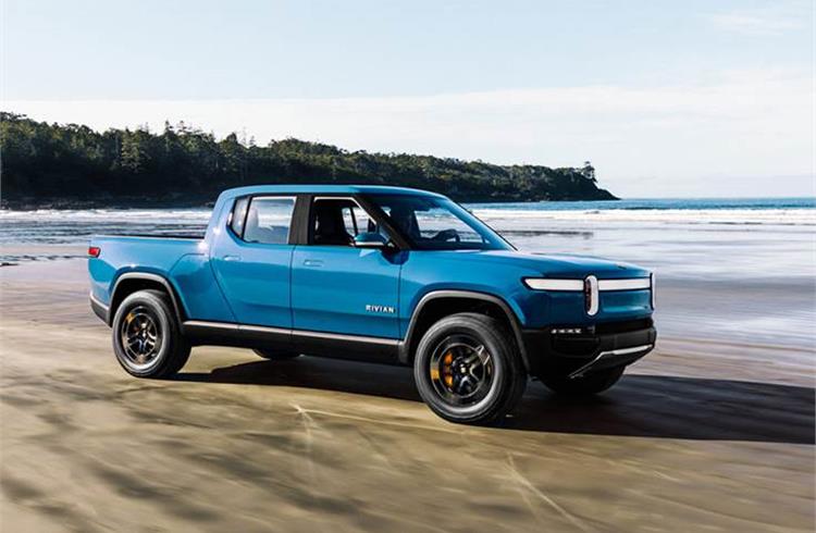 Rivian is set to start building its range of electric SUVs next year