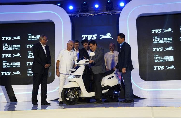 TVS launches its first electric scooter at Rs 115,000