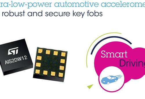 STMicroelectronics launches low-power automotive accelerometer