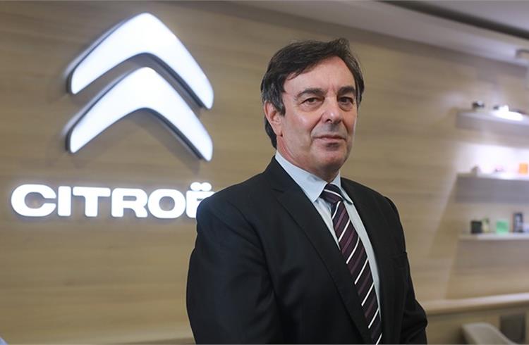 Roland Bouchara, Senior Vice-President, Sales & Marketing of Citroen India: “Our approach in India will focus on digitalisation . . . and what we term the phygital network.