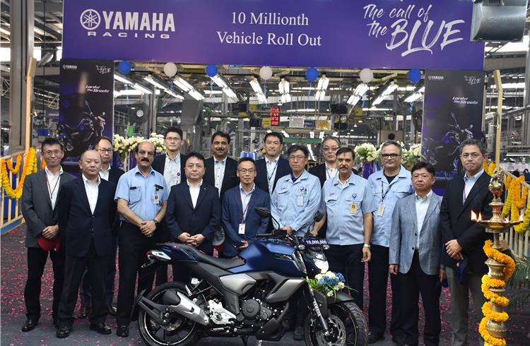 India Yamaha Motor rides past 10 millionth two-wheeler production milestone