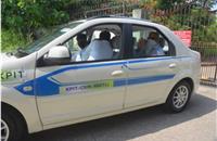 The fuel cell vehicle is fitted with a Type III commercial hydrogen tank. With 1.75kg of H2 stored at about 350 bar pressure, it has a range of 250km under typical Indian road conditions at moderate speeds of 60-65kph. 
