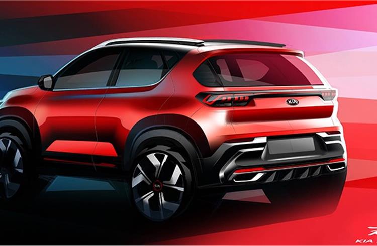 Kia Motors India releases official sketches of production-ready Sonet