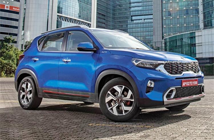 Launched on August 22 this year, the Sonet compact SUV has sold 20,987 units and has 50,000 bookings.