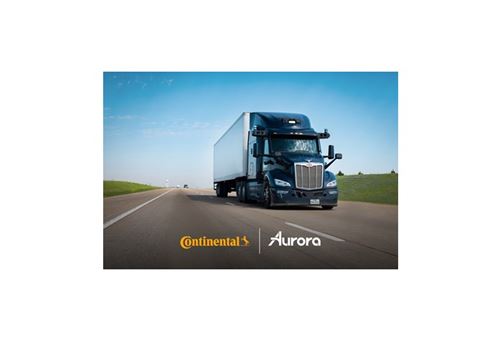 Continental and Aurora partner to realise commercially scalable autonomous trucking systems