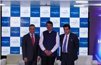 L-R: Dinesh C Paliwal, president and CEO, Harman India; Devendra Fadnavis, chief minister of Maharashtra and Amitabh Kant, CEO, NITI Aayog.