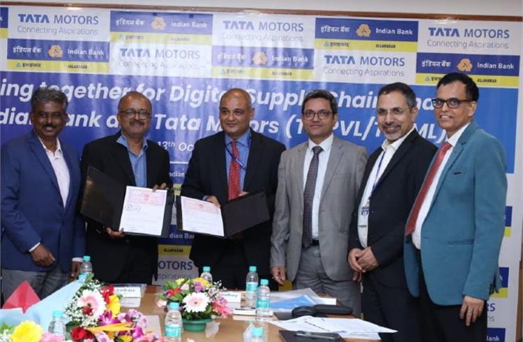 Indian Bank partners with Tata Motors' subsidiaries for supply chain finance