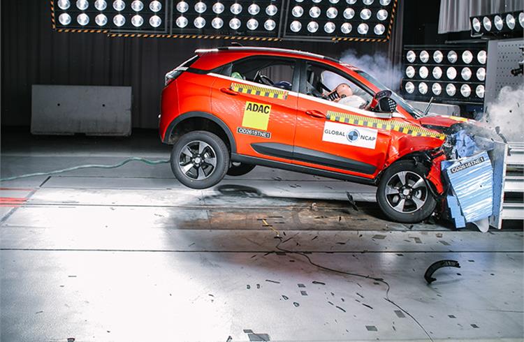 In December 2018, the Tata Nexon became the first made-in-India, sold-in-India car to achieve Global NCAP’s five-star crash test rating.