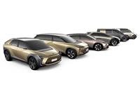 Toyota will launch six global EV models on its e-TNGA platform