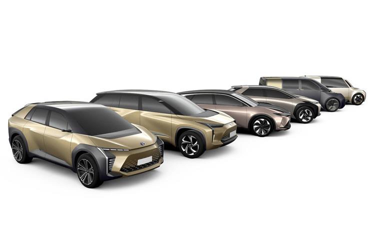 Toyota will launch six global EV models on its e-TNGA platform