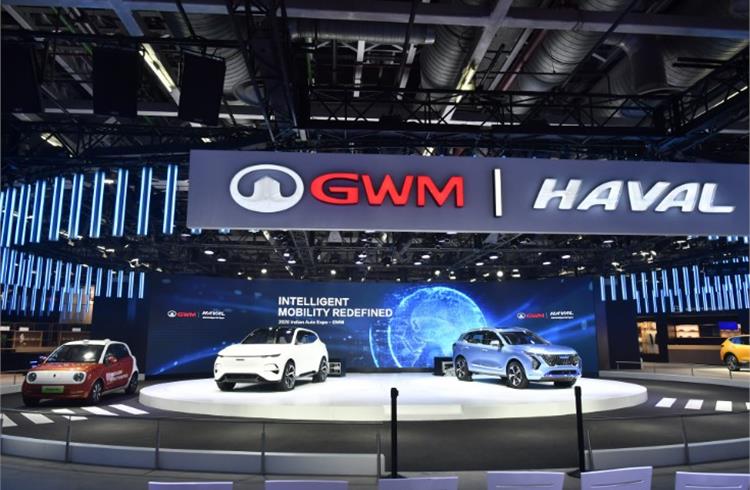 The Great Wall pavilion at the Auto Expo 2020