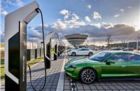 Porsche Leipzig currently has Europe's most powerful rapid-charging park, which is operated entirely with electricity from renewable energy sources.