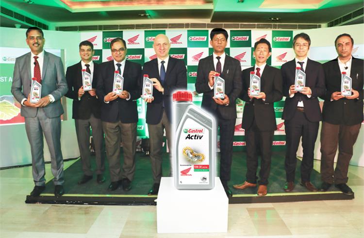Honda 2Wheelers and Castrol India partner for branded Activ engine oils
