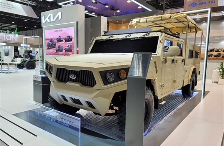 • Kia’s Light Tactical Cargo Truck’s modular platform can underpin mobile workshops, communication hubs and troop and cargo carrying capabilities