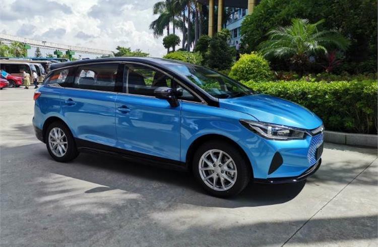 In November 2021, BYD India launched its e6 compact MPV targeted at the Indian B2B segment. 