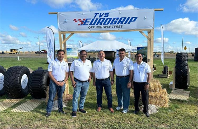 TVS Eurogrip Tyres showcases new range of agricultural radial tyres at Farm Progress Show 2023