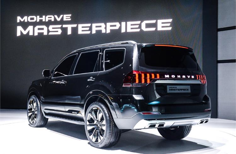 Kia Masterpiece concept is targeted at the large off-road SUV segment. 