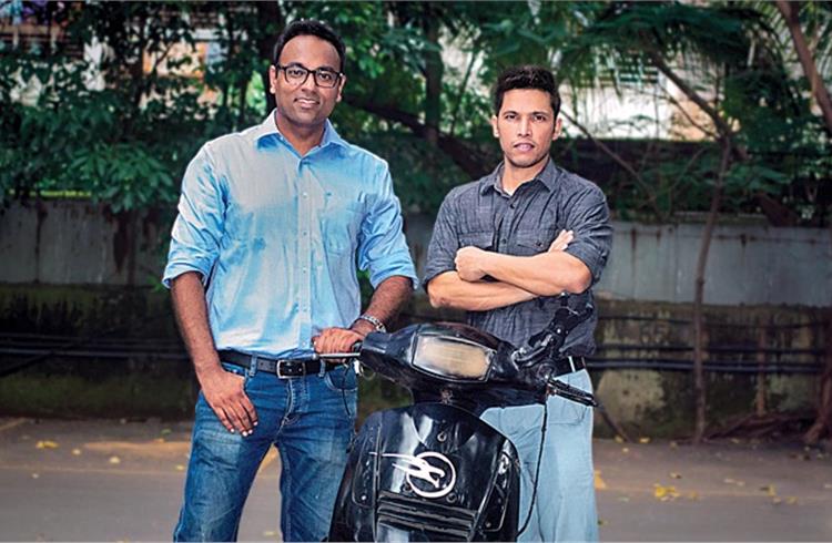 Vikas Poddar and Ashutosh Upadhyay, co-founders of Liger Mobility.