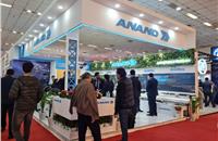 The Anand Group stall at ACMA Automechanika New Delhi 2024 in New Delhi.  