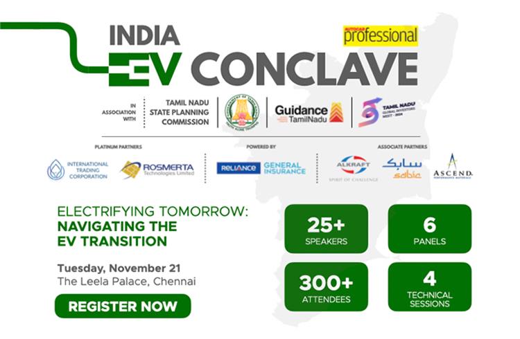 Registrations begin for Autocar Professional India EV Conclave to be held in Chennai