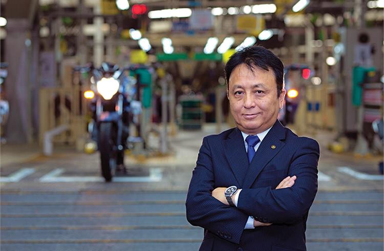 Motofumi Shitara: ‘Yamaha is working on an all-new EV platform for India and other global markets.’