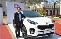 Yong S Kim, executive director and CSO, Kia Motors India, during the Kia Design Tour 2019.