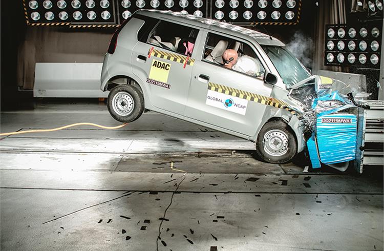 Maruti Suzuki WagonR gets two stars for safety from GNCAP