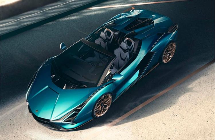808bhp Lamborghini Sian roadster is world’s most powerful open-top production car 