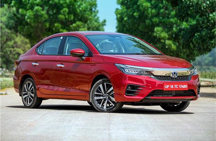 Honda Cars India seeing strong demand for its City e:HEV or a strong hybrid version of its popular sedan launched in May 2022.