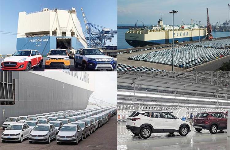 FY22 exports help cushion sharp drop in domestic auto sales