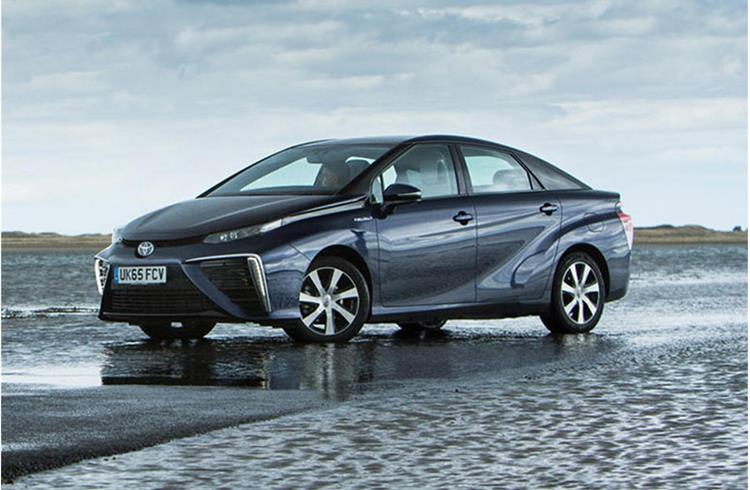 Toyota Mirai was the first hydrogen car the public could buy.