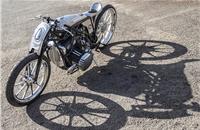 Custom bike with prototype of new BMW Motorrad boxer engine wows Japan