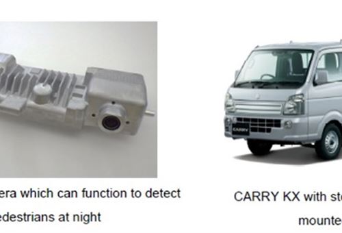 Suzuki Carry LCV deploys Hitachi camera with night-time pedestrian detection