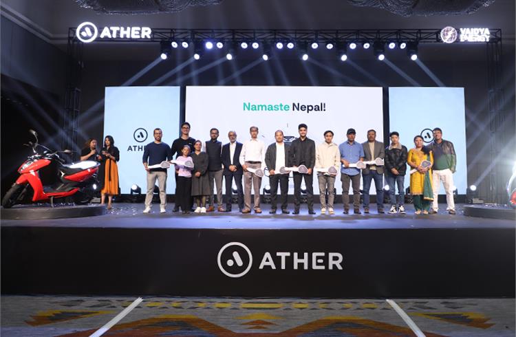 Ather opens first international retail outlet in Kathmandu