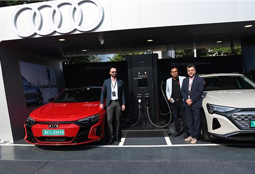 Audi inaugurates India's first ultra-fast charging station in Mumbai
