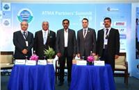 (L-R) Rajiv Budhraja(DG ATMA), K M Mammen (Chairman ATMA), Anil Srivastava (Principal Consultant NITI Aayog), Anshuman Singhania(Vice Chairman ATMA), Roopesh R(Convener, ATMA SCR Group)