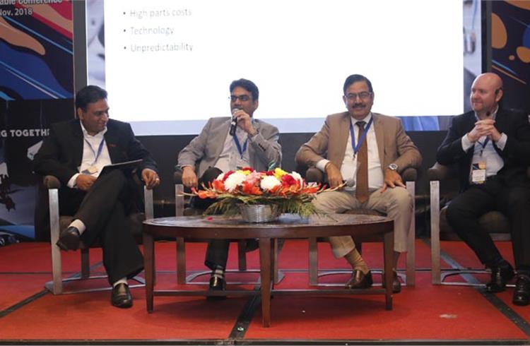 L-R: Vivek Sahai, segment head, VR Premium AkzoNobel; Sanjeev Aggarwal, VP Service Nissan India; Dinesh Bhasin, former VP (Service & Customer Care), Tata Motors; Arun Malhotra, former MD, Nissan India