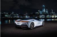 Pininfarina Battista arrives in London for Ultra Low Emissions Zone launch