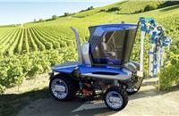 The Straddle Tractor Concept is designed to meet the demanding requirements of narrow vineyards typical of wine growing regions such as Champagne, Medoc and Burgundy.