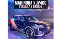 M&M also unveiled the XUV400 Formula E edition. All changes are cosmetic-only and are inspired by the M9Electro Formula E race car’s livery.