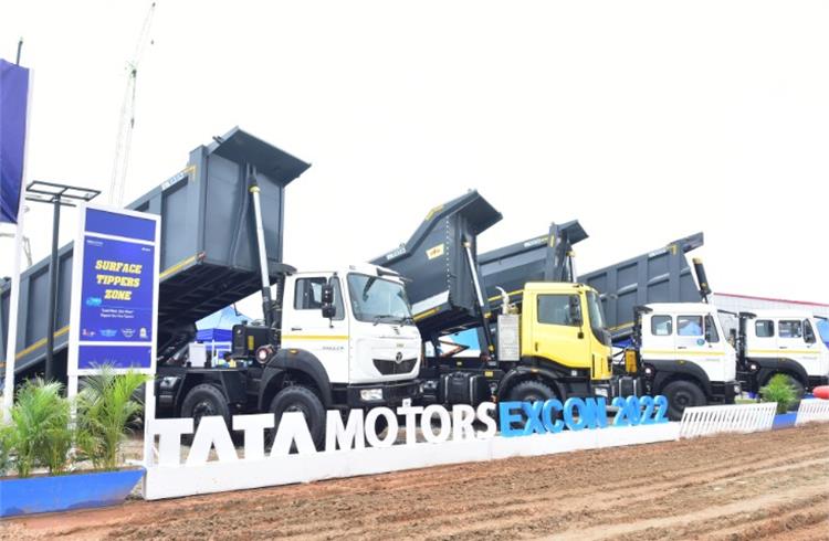 Tata Motors showcases nine M&HCVs at Excon 2021