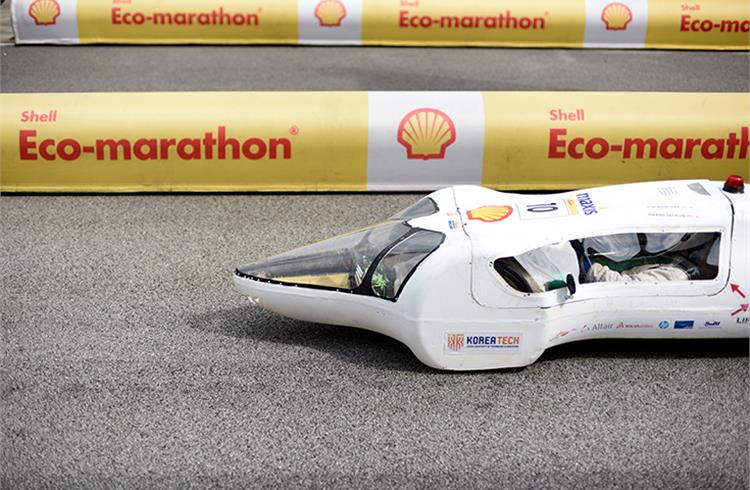Team KUTY, race number 10, from Korea University of Technology and Education, South Korea, competing in the Prototype - Gasoline category during Day 3.