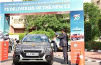Citroen India delivers 75 C3s in Delhi on Independence Day
