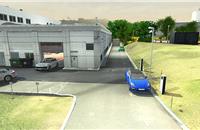 The test site including workshop environment has been created as a virtual representation.