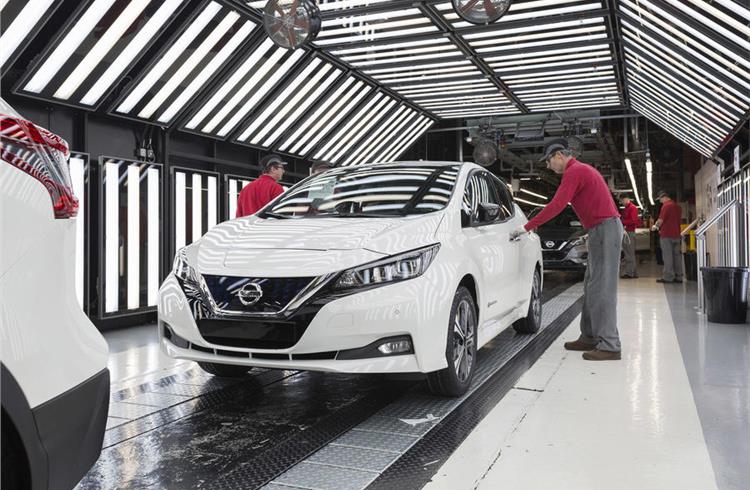 The Nissan Leaf EV and its battery are made in the UK.