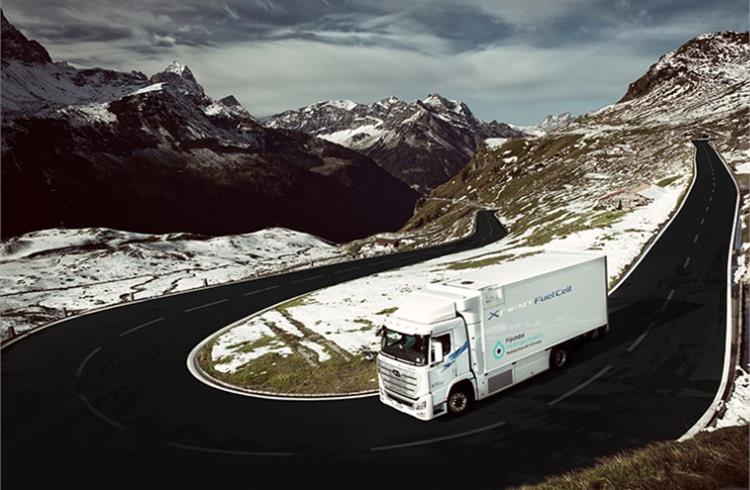 The first seven Xcients have been delivered to customers in Switzerland. A total of 50 hit the roads there this year.