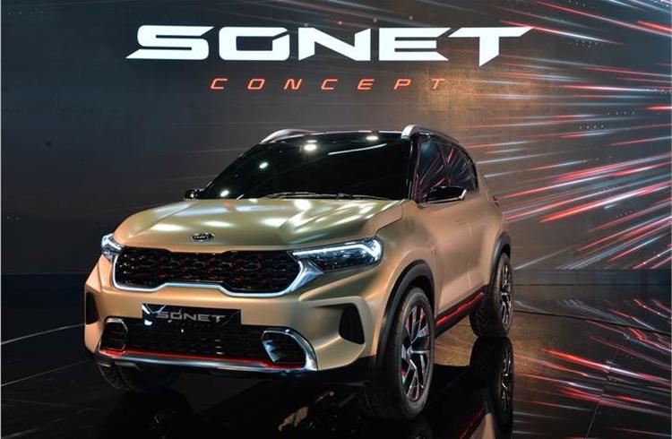 Kia Motors India targets sale of 70,000 Sonet SUVs in first year