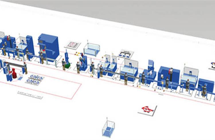 Siemens’ factory simulation software helps Sansera Engineering optimise production efficiency