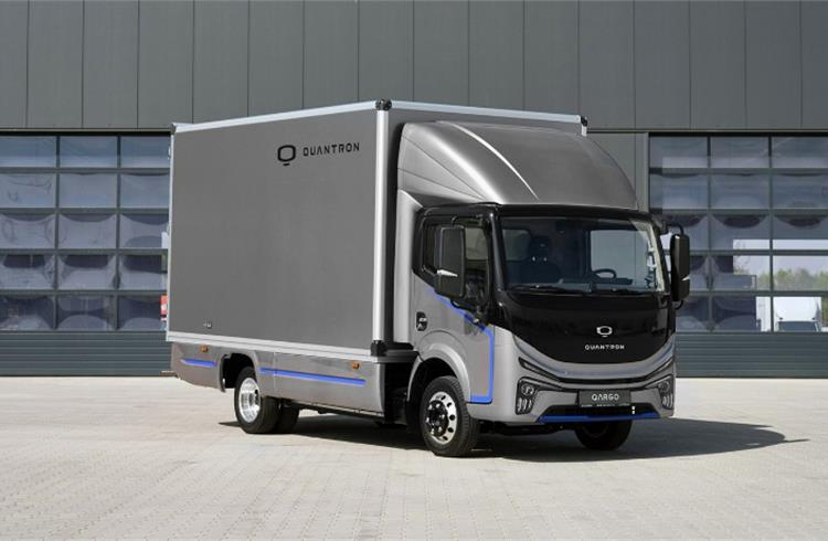 Quantron Qargo 4EV is designed for sustainable last-mile transportation. It has a real-world range of up to 230km and can be fully charged within one to two hours.